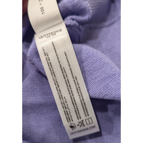 🆕 Gutteridge 100% Merino Wool Lavender Sweater Size Large - Picture 8 of 10